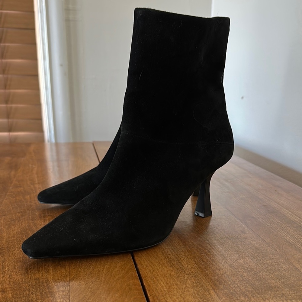 Who What Wear Black Heeled Boots